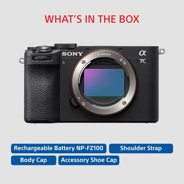 Sony Alpha ILCE-7CM2 Full-Frame Interchangeable-Lens Mirrorless Vlog Camera (Body Only) - Image 9