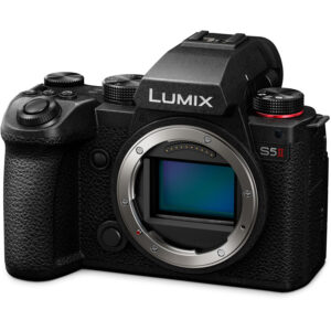 Lumix S5II 24.2 MP CMOS Sensor Mirrorless Fullframe Digital Camera with 20-60mm and 50mm Kit Lens, Active Image Stabilization, Phase Detect Autofocus, 4K 60p Recording (DC-S5M2KGW,With 20-60mm f3.5-5.6 Lens,Black)