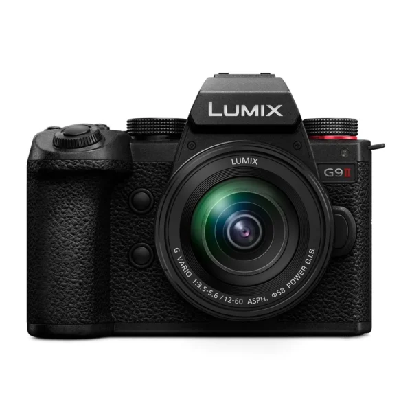 Lumix G9II 25 Mega Pixel Mirrorless MFT Digital Camera with 12-60mm Lens, Phase Hybrid Auto Focus, C4K/4K 120p/ 100p FHD 280p (DC-G9M2LGW, Black) - Image 2