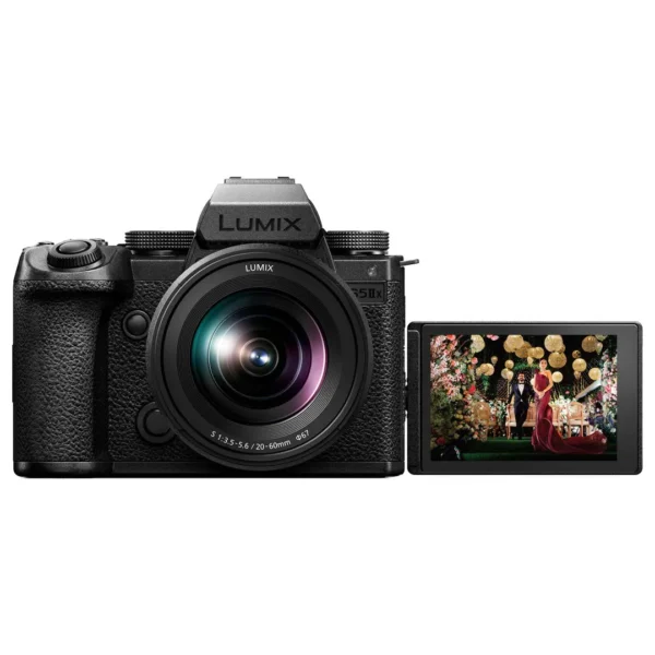 Lumix S5IIX 24.2 MP CMOS Sensor Mirrorless Fullframe Digital Camera with 20-60mm Kit Lens, Active Image Stabilization, Phase Detect Autofocus, 4K 60p Unlimited Recording (DC-S5M2XKGW, Black) - Image 2