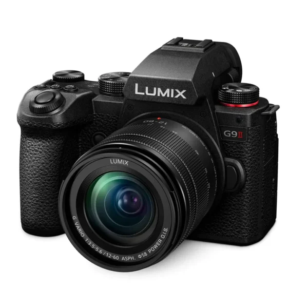 Lumix G9II 25 Mega Pixel Mirrorless MFT Digital Camera with 12-60mm Lens, Phase Hybrid Auto Focus, C4K/4K 120p/ 100p FHD 280p (DC-G9M2LGW, Black) - Image 5