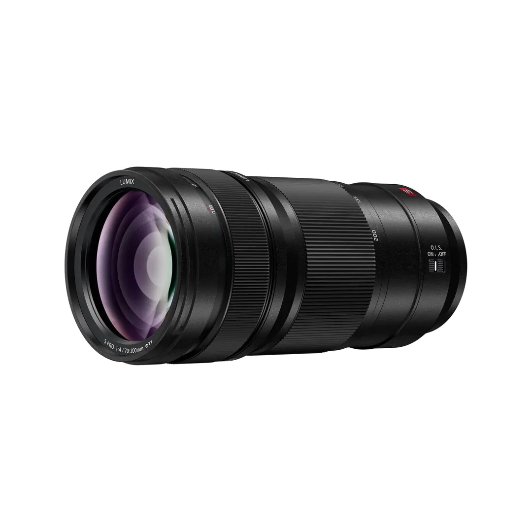 Lumix L-Mount S PRO 70-200mm f/4 O.I.S. Telephoto Zoom Lens, Aperture Range: f/4 to f/22, Dual AF System, Optical Image Stabilizer (S-R70200GC, Black)