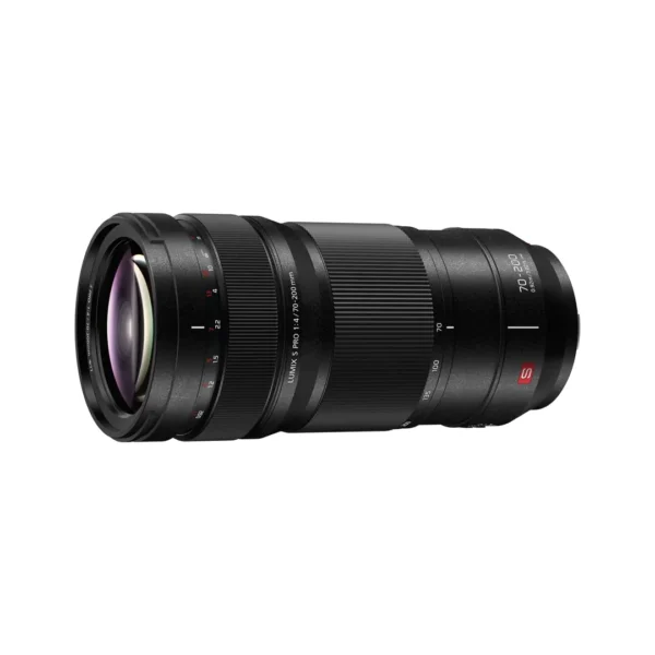 Lumix L-Mount S PRO 70-200mm f/4 O.I.S. Telephoto Zoom Lens, Aperture Range: f/4 to f/22, Dual AF System, Optical Image Stabilizer (S-R70200GC, Black) - Image 4
