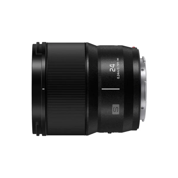 Lumix L-Mount S 24mm f/1.8 Fixed Focal Length Lens, Aperture Range: f/1.8 to f/16, Linear AF Motor, Dust, Splash and Freeze-Resistant Design (S-S24GC, Black) - Image 3